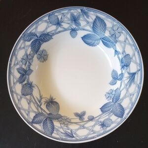 Studio Nova "Berry Delight Jupot" Ceramic Vegetable Serving Dish, Blue & White